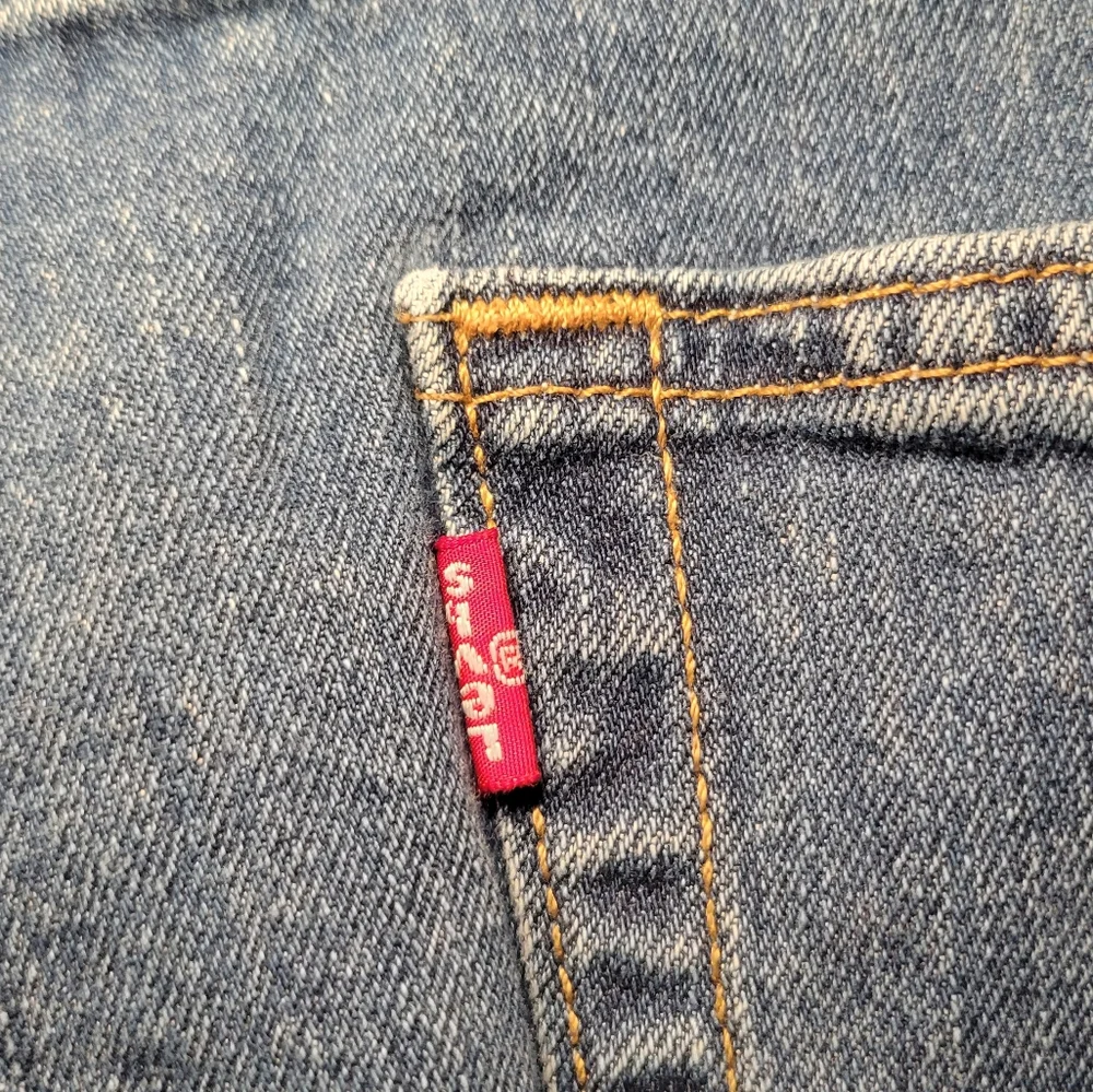 Levi's Mens 505‎ Blue Jeans Size 40X32 Classic Straight Leg Style
